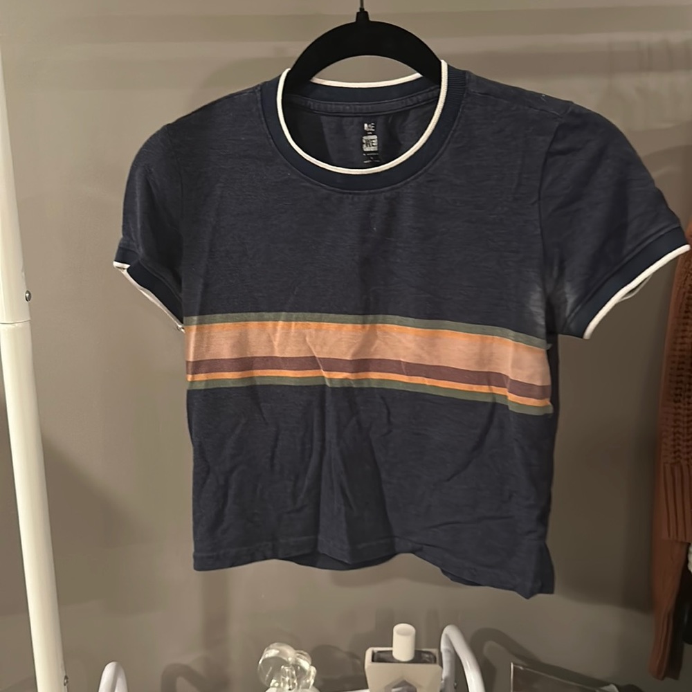 Striped Crop Top